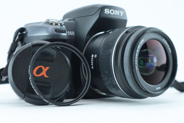 Sony A550 with 3,5-5,6/18-55mm SAM – Hard to Find Camera Store