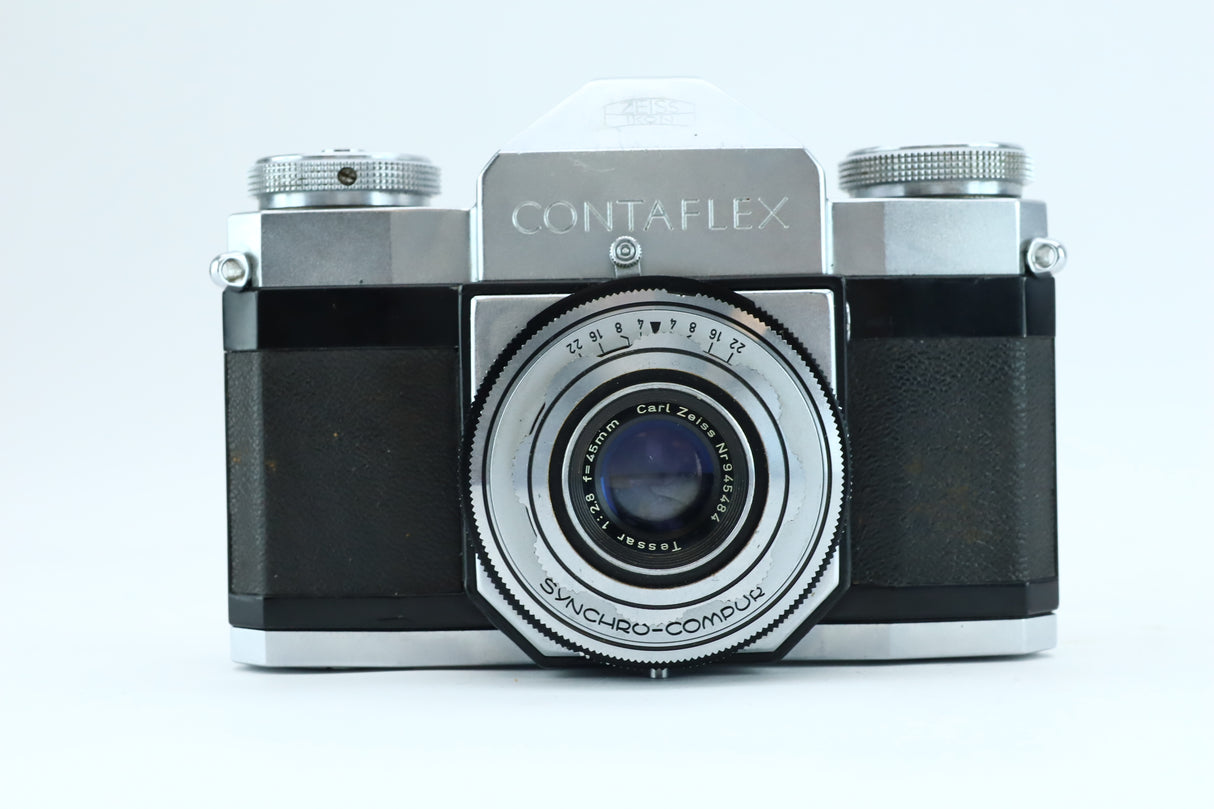 Zeiss Ikon Contaflex + Carl Zeiss Tessar 45mm f/2.8 (SN: 945484)