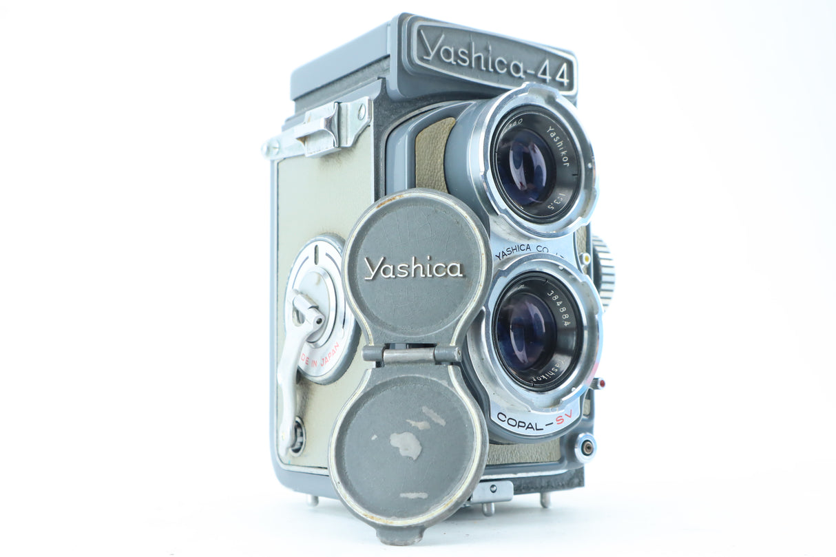 Yashica-44 with two 3,5/60mm