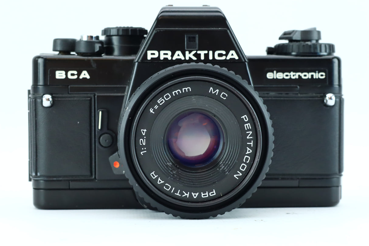 Praktica BCA electronic (SN: 9081800) + Pentacon Prakticar 50mm f/2.4 MC