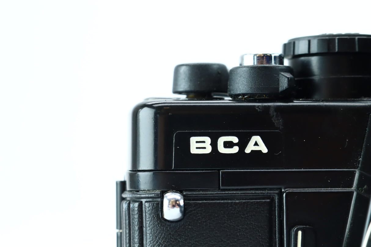 Praktica BCA electronic (SN: 9081800) + Pentacon Prakticar 50mm f/2.4 MC
