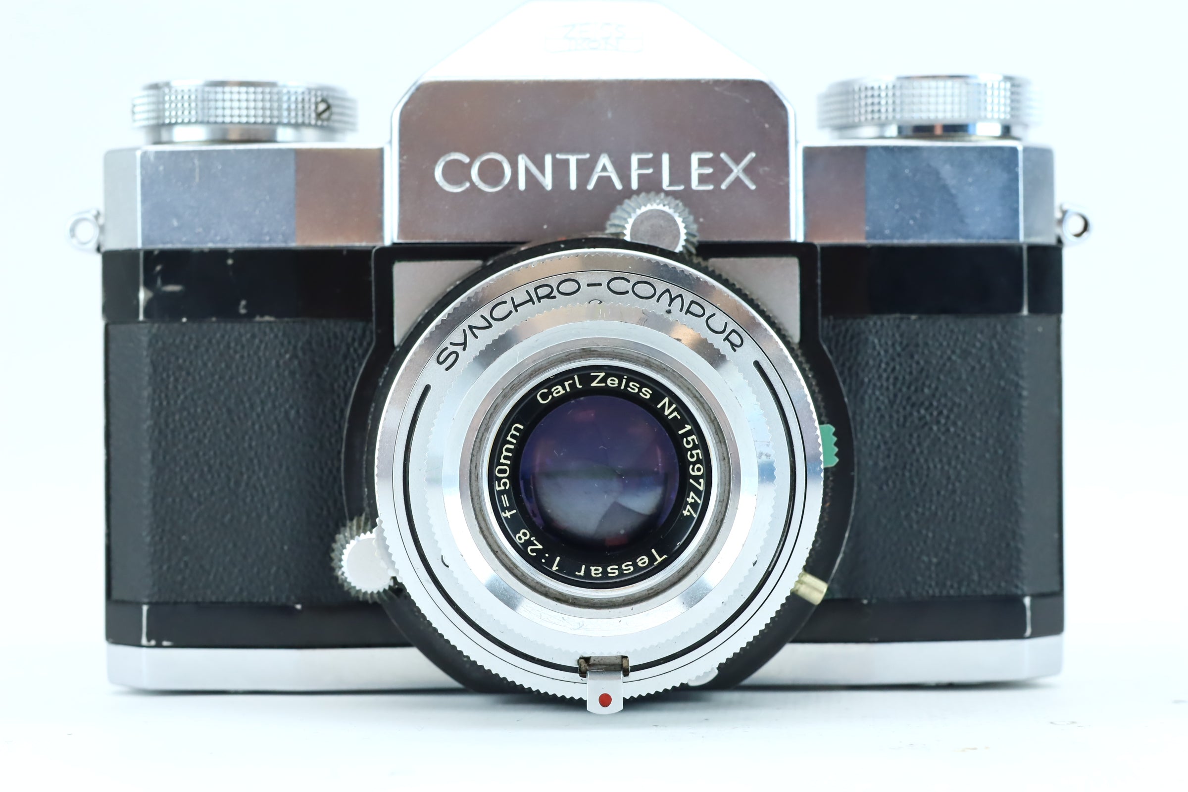 【C7090】Contaflex Carl Zeiss Tessar 50mm Zeiss Ikon Contaflex with Carl Zeiss Tessar 1:2.8 f=50mm – Hard to
