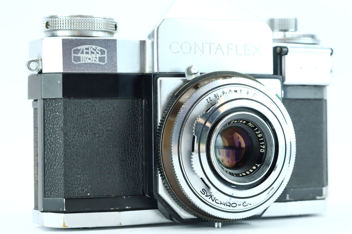 Zeiss Ikon Contaflex + Carl Zeiss Tessar 45mm f/2.8