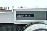 Yashica Minister-D + Yashinon 45mm f/2.8 (SN: T798153)