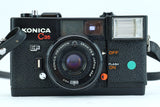 Konica C35 EF + Hexanon 38mm f/2.8 (SN: 1679274)