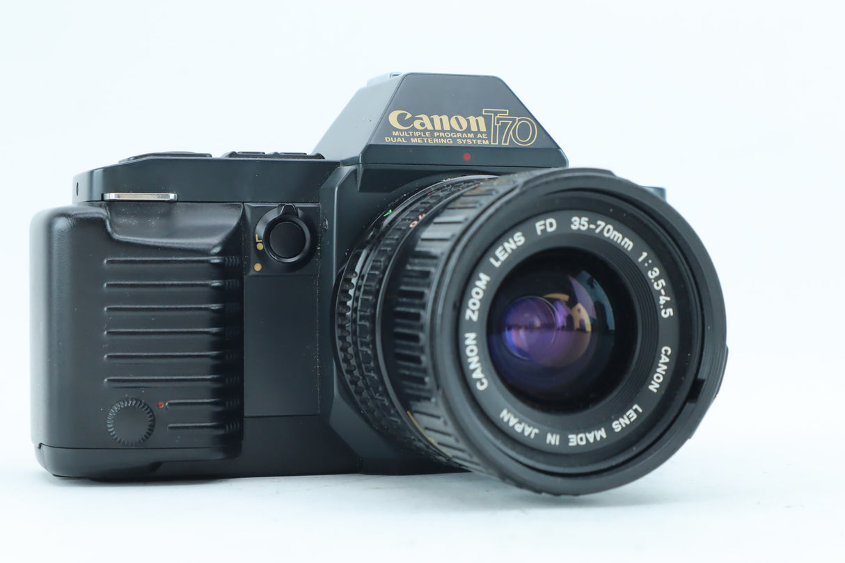 Canon T70 35mm SLR Kit with FD 35-70mm f/3.5-4.5