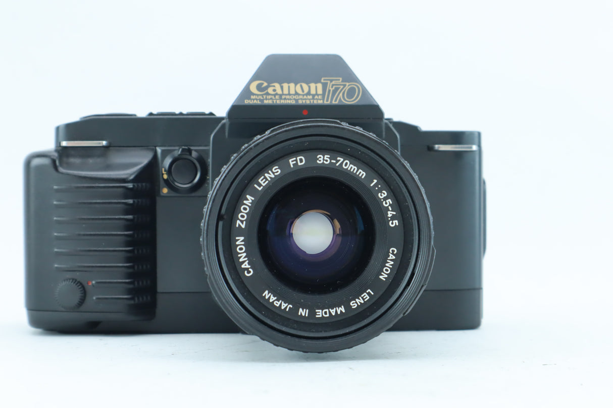 Canon T70 35mm SLR Kit with FD 35-70mm f/3.5-4.5