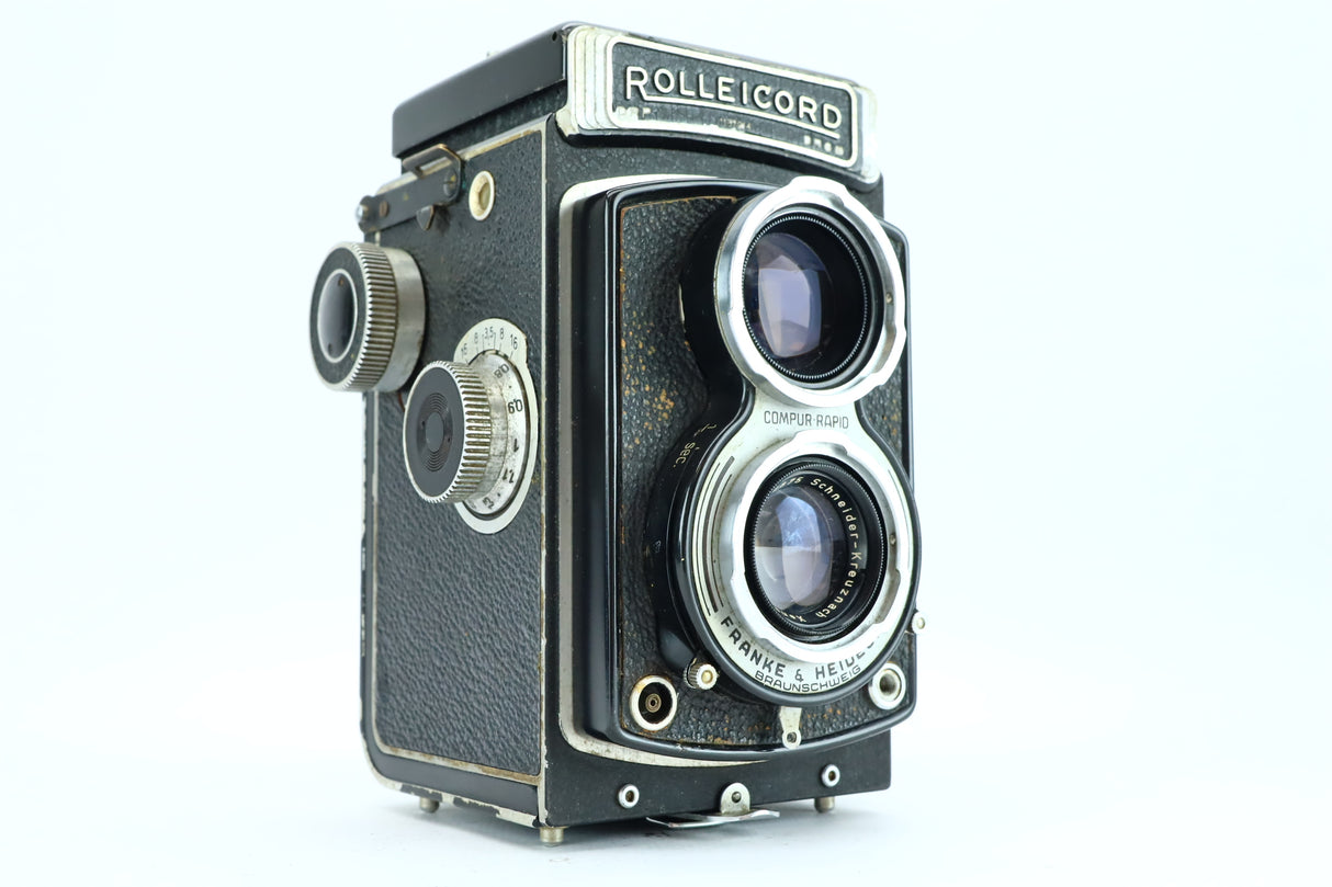 Rolleicord+ Schneider-Kreuznach Xenar 75mm f/3.5 – Classic German Twin-Lens Reflex