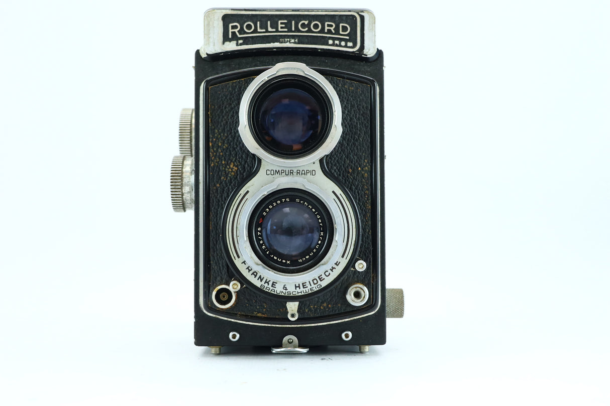 Rolleicord+ Schneider-Kreuznach Xenar 75mm f/3.5 – Classic German Twin-Lens Reflex