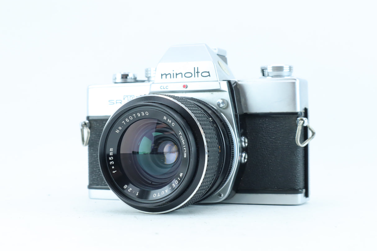 Minolta SRT 101 35mm SLR Kit with Tokina Wide-Angle 35mm f/2.8