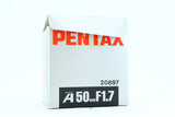 Pentax-A SMC 50mm f/1.7