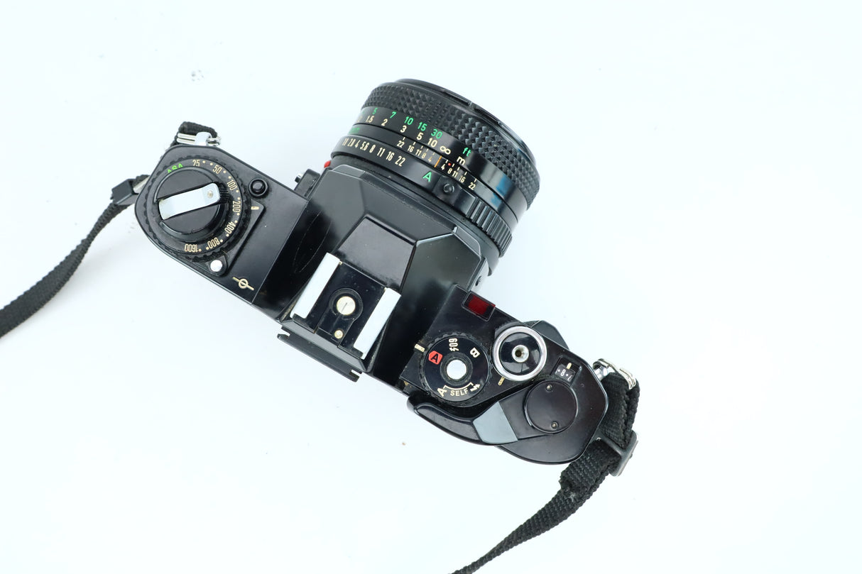 Canon AV-1 with Canon FD 50mm f/1.8