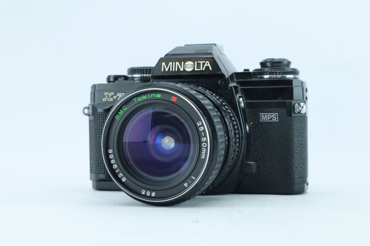 Minolta X-700 MPS 35mm SLR Kit with Tokina 25-50mm f/4