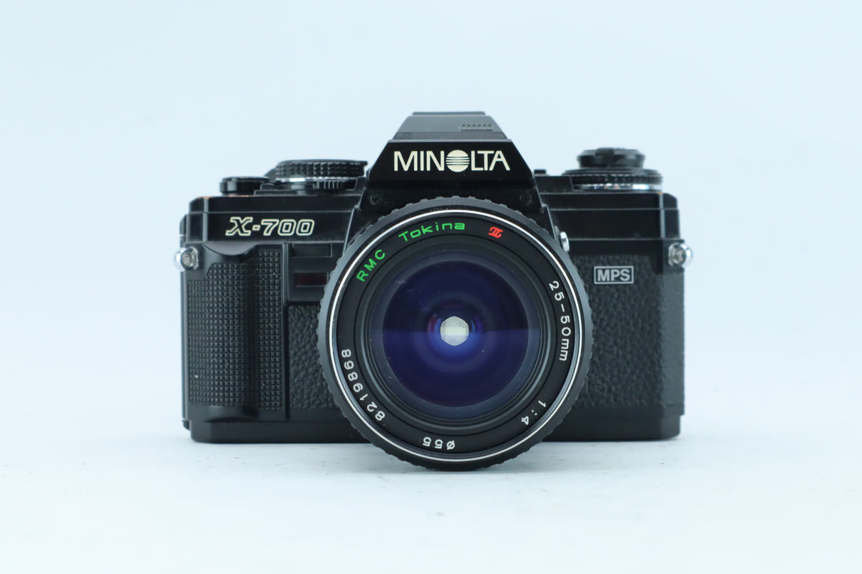 Minolta X-700 MPS 35mm SLR Kit with Tokina 25-50mm f/4