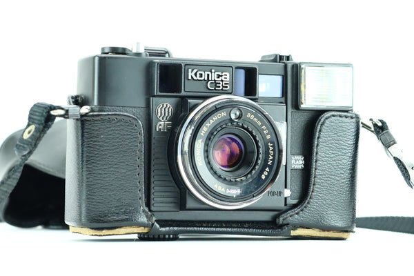 Konica C35 AF with Konica Hexanon 38mm F2.8 lens – Hard to Find