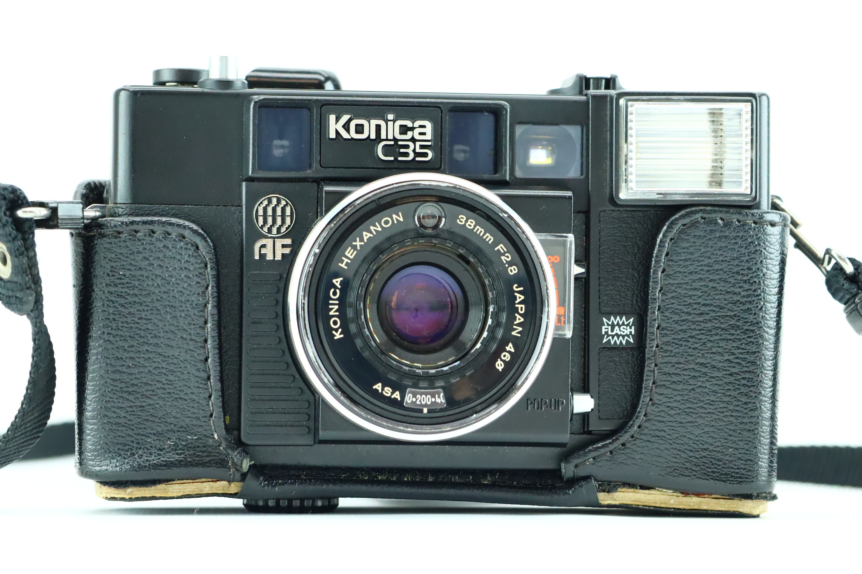 Konica C35 AF with Konica Hexanon 38mm F2.8 lens – Hard to Find