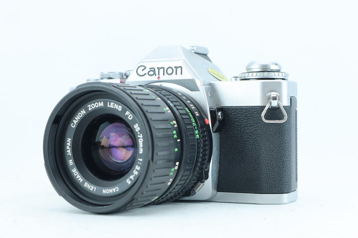 Canon AV-1 35mm SLR Kit with FD 35-70mm f/3.5-4.5