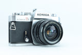 Konica Autoreflex T3 35mm SLR Kit with Sigma Mini-Wide 28mm f/2.8 Multi-Coated