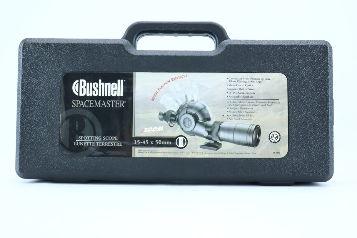 Bushnell Spacemaster Zoom 15–45x 50mm Spotting Scope