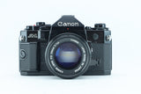 Canon A-1 35mm SLR Kit with FD 50mm f/1.4