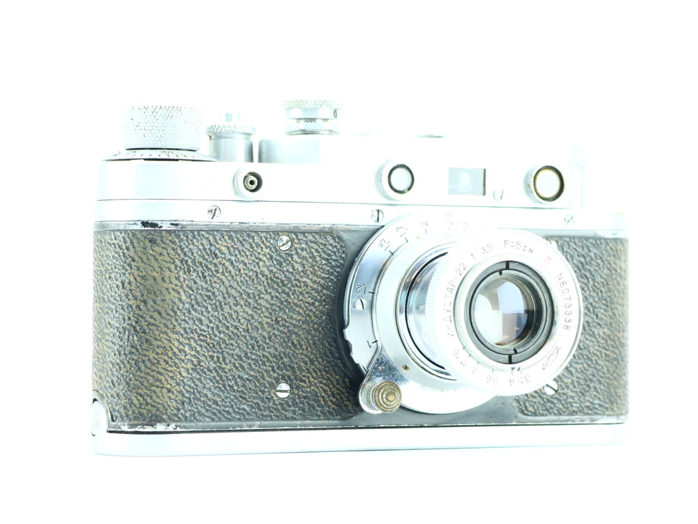 Zorki-C with Jupiter-22 1:3,5 f=5cm lens – Hard to Find Camera Store
