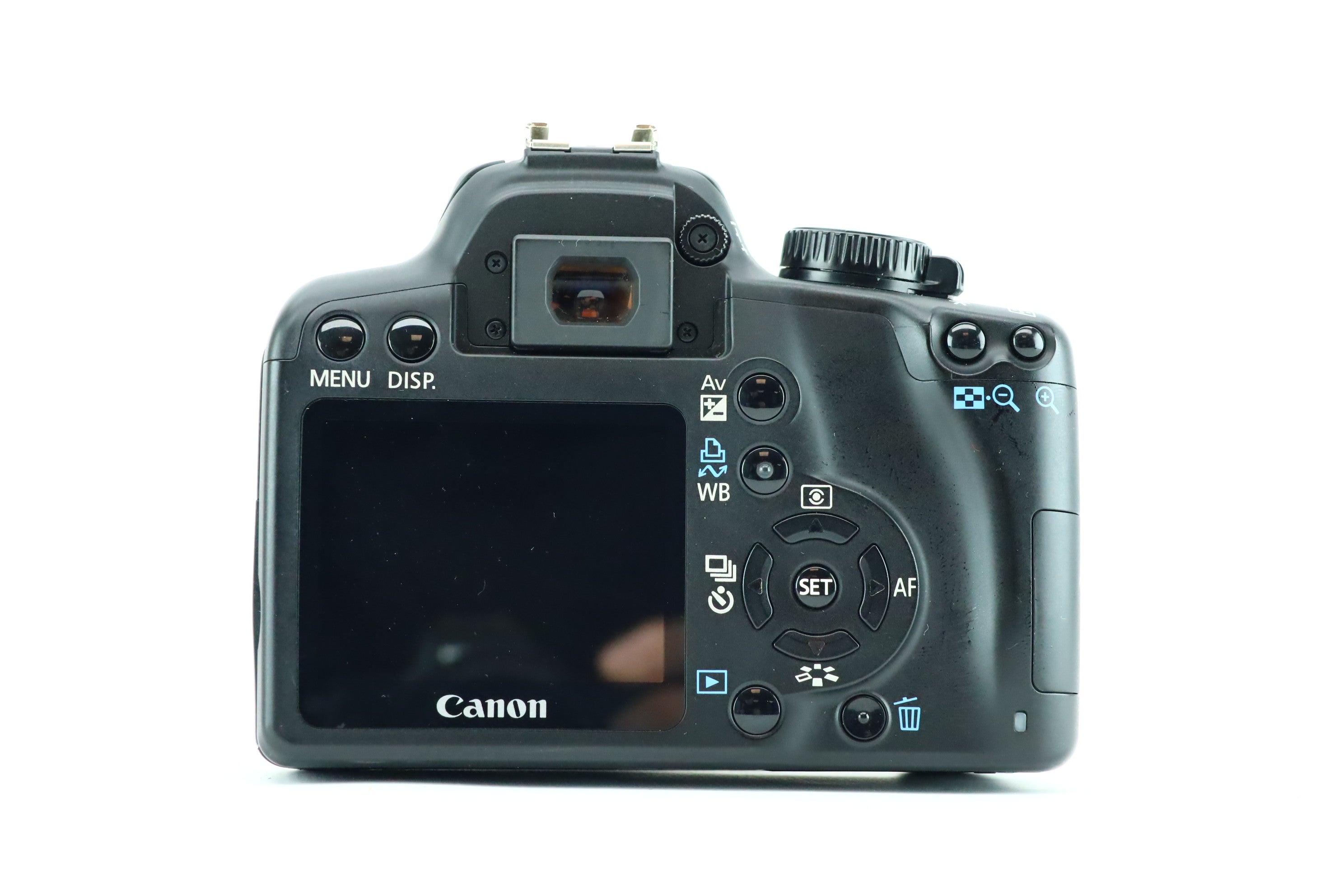 Canon EOS 1000D with Canon zoom lens 18-55mm 1:3.5-5.6 – Hard to