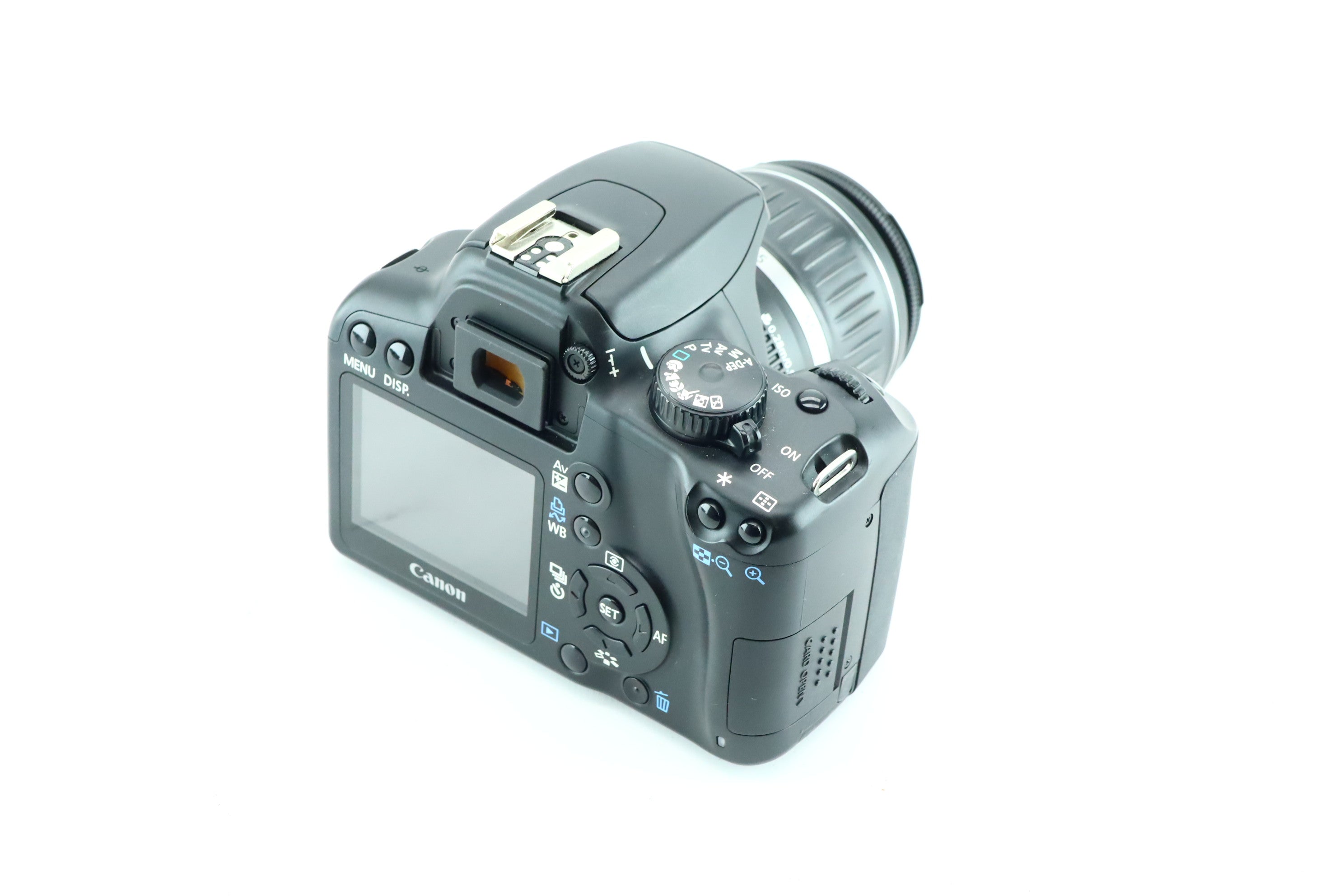 Canon EOS 1000D with Canon zoom lens 18-55mm 1:3.5-5.6 – Hard to