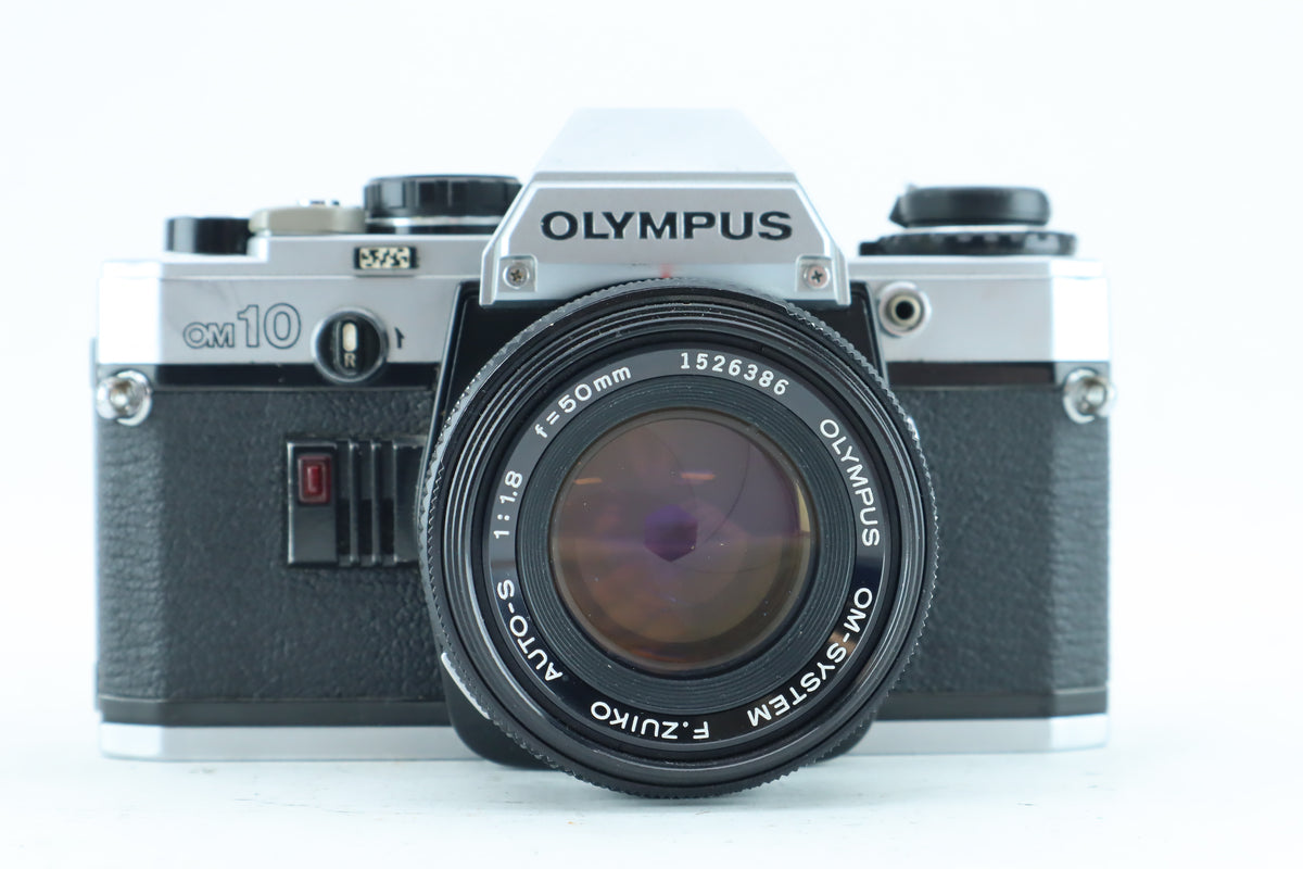Olympus OM-10 35mm SLR Kit with F.Zuiko Auto-S 50mm f/1.8