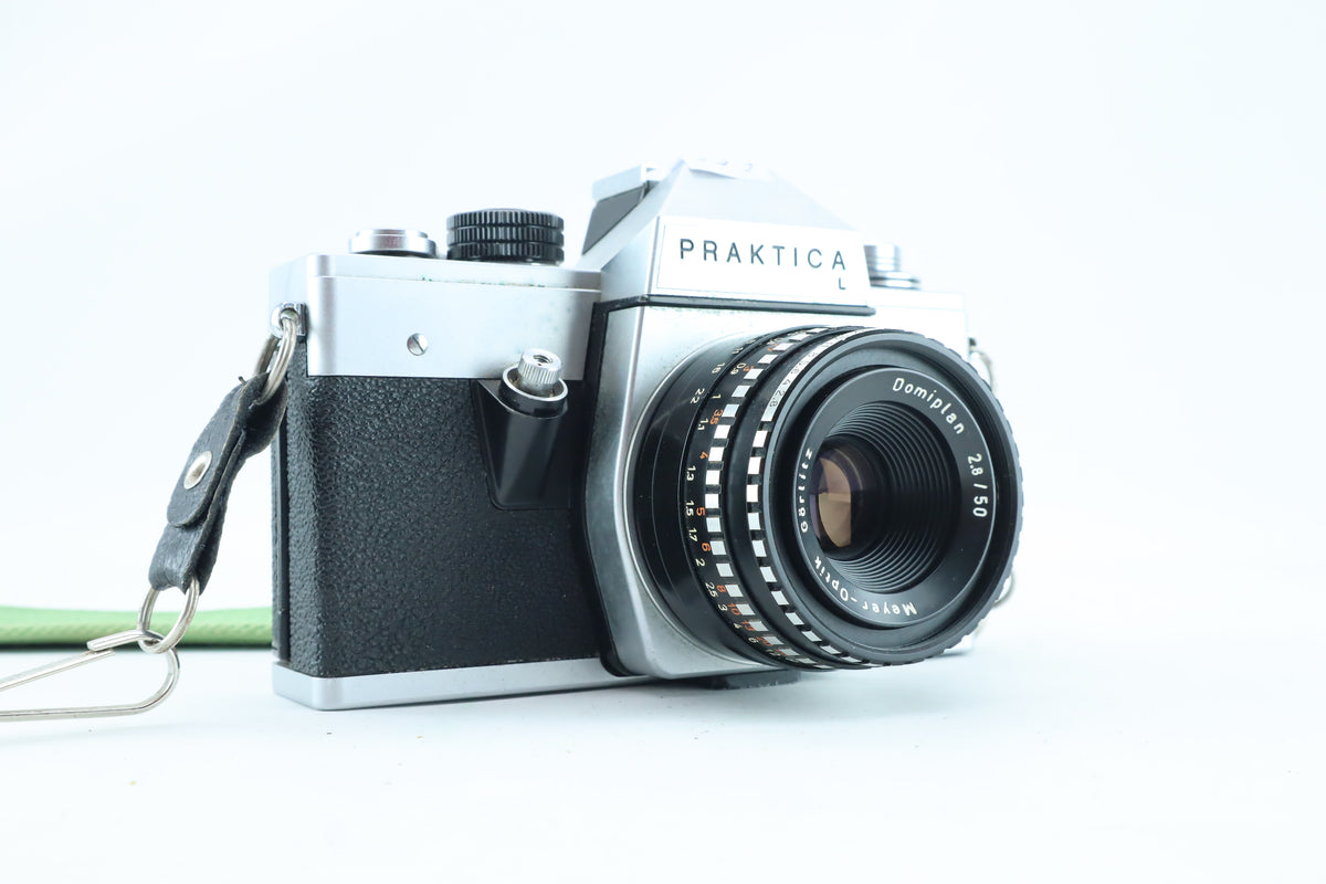 Praktica L 35mm SLR Kit with Meyer-Optik Görlitz Domiplan 50mm f/2.8