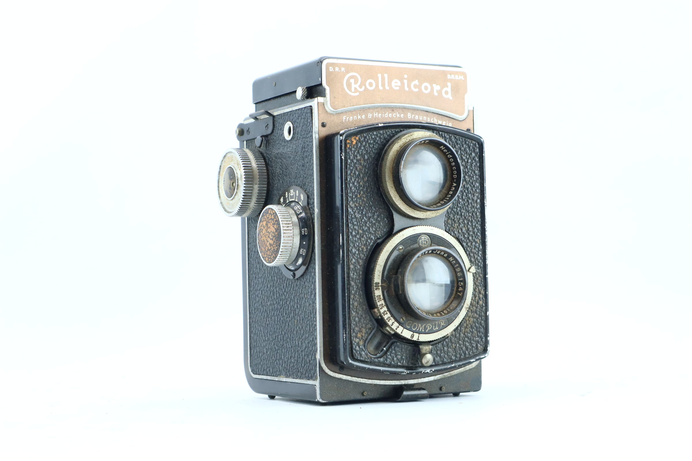 Vintage Rolleicord Carl Zeiss Jena Triotar 7.5cm F4.5 ローライ
