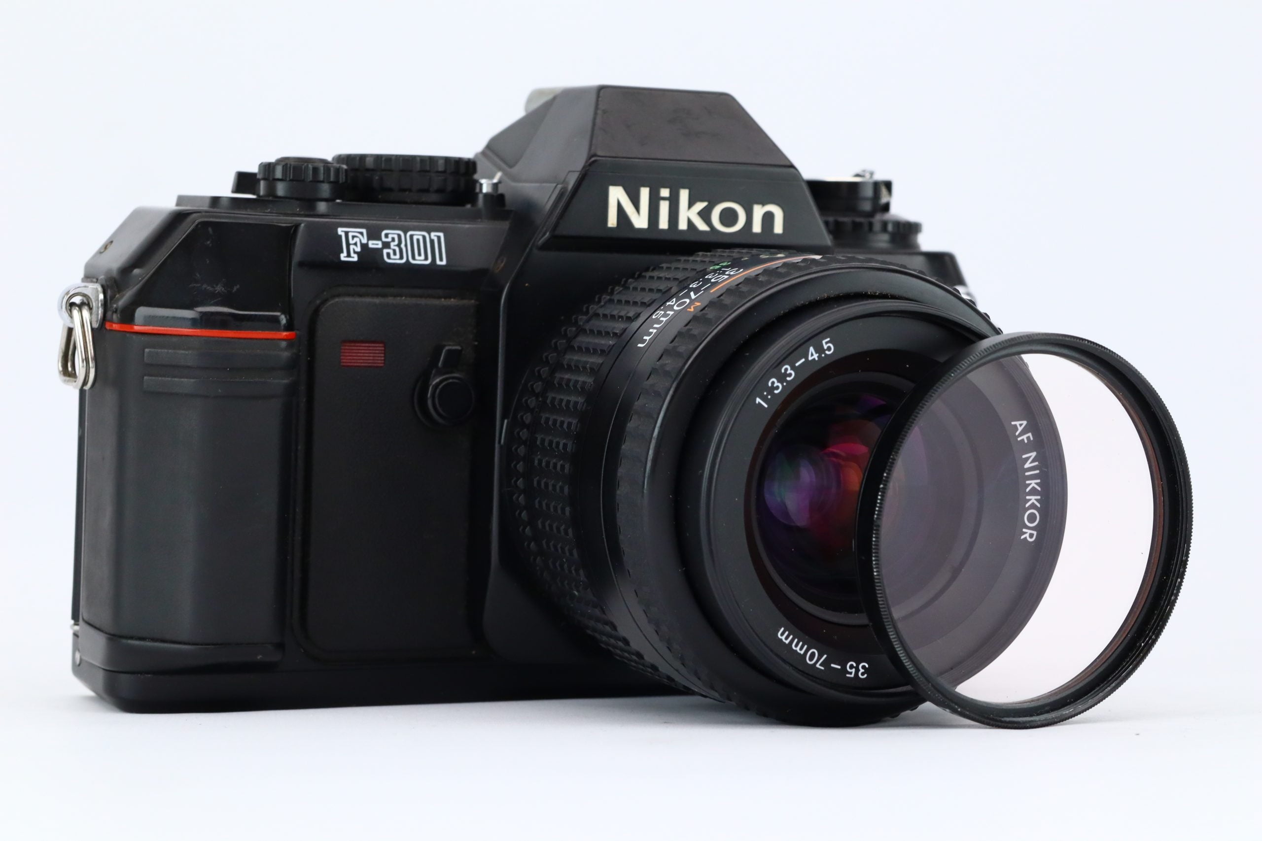 【Nikon F-301 動作品】一眼　フィルムカメラ35-70mmレンズ付き Nikon F-301 動作品】一眼 フィルムカメラ35-70mmレンズ付き カメラ