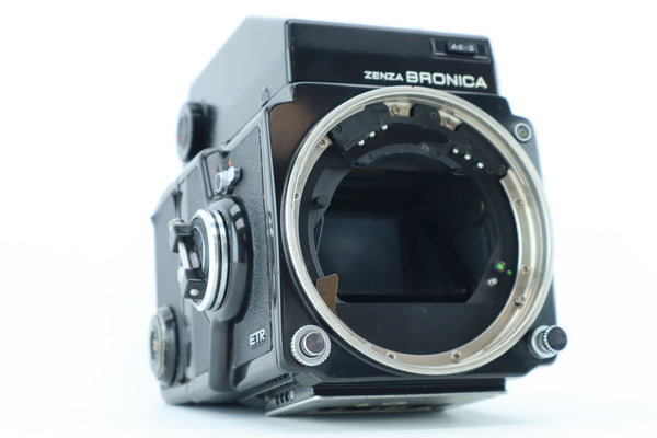 Bronica ETR AE-IIファインダー + 50mm F2.8 ジャンク Zenza Bronica ETR + AE-II ETR – Hard to Find Camera Store