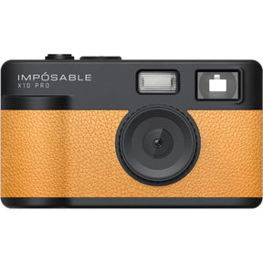 IMPÓSABLE X10 PRO Sunset Yellow 12MP Screenless Retro Camera w/ 4GB Memory Card