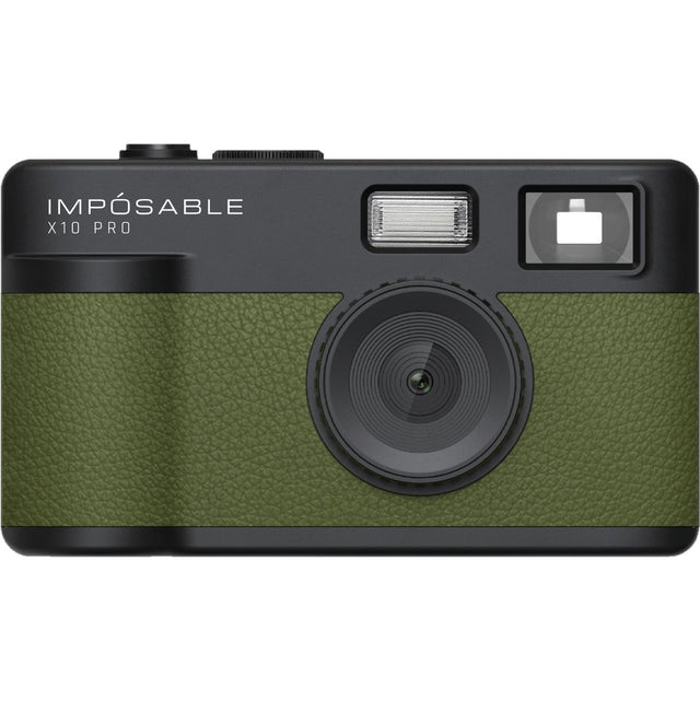 IMPÓSABLE X10 PRO Forest Green 12MP Screenless Retro Camera w/ 4GB Memory Card