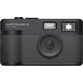 IMPÓSABLE X10 PRO Midnight Black 12MP Screenless Retro Camera w/ 4GB Memory Card