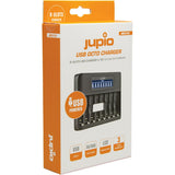 Jupio USB 8-SLOTS Octo Battery Charger LCD - image 2 of 4