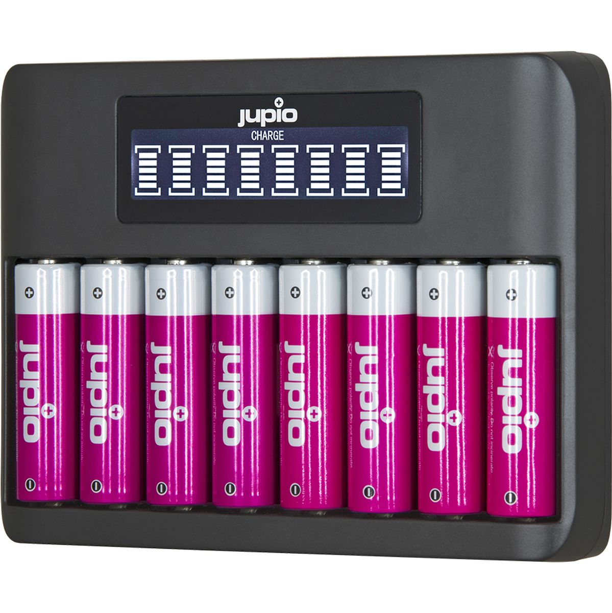 Jupio USB 8-SLOTS Octo Battery Charger LCD - image 3 of 4