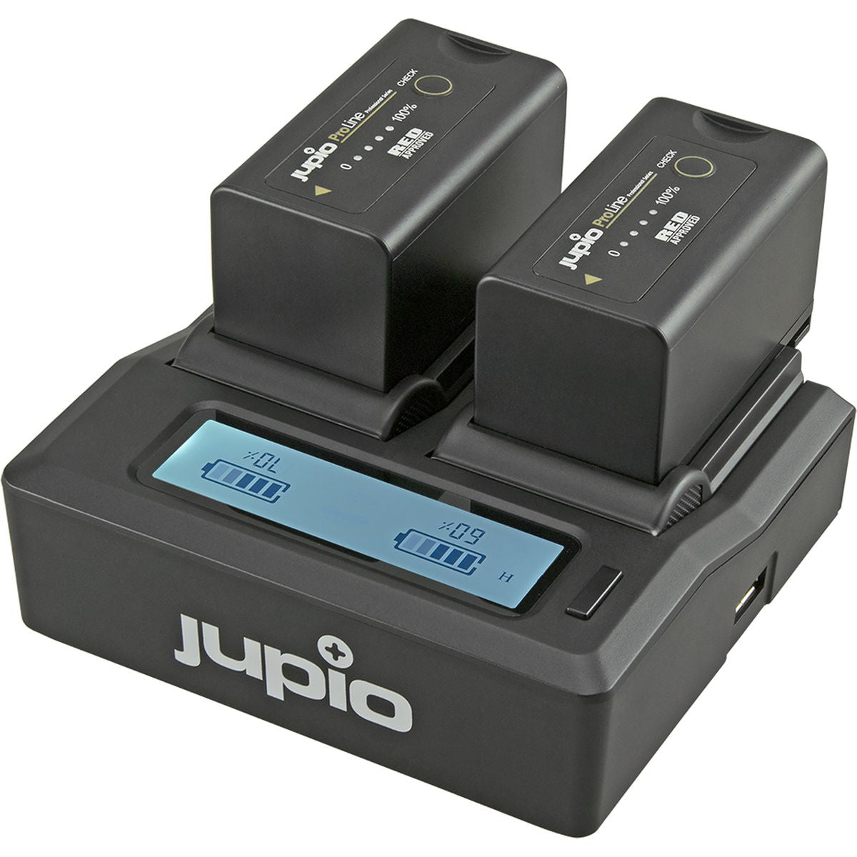 Jupio Dedicated Duo Charger For Canon BP-9XX / Red Komodo - image 3 of 5