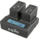 Jupio Dedicated Duo Charger For Canon BP-9XX / Red Komodo - image 3 of 5