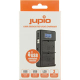 Jupio USB Dedicated Duo Charger LCD For Panasonic DMW-BLF19E - image 2 of 3