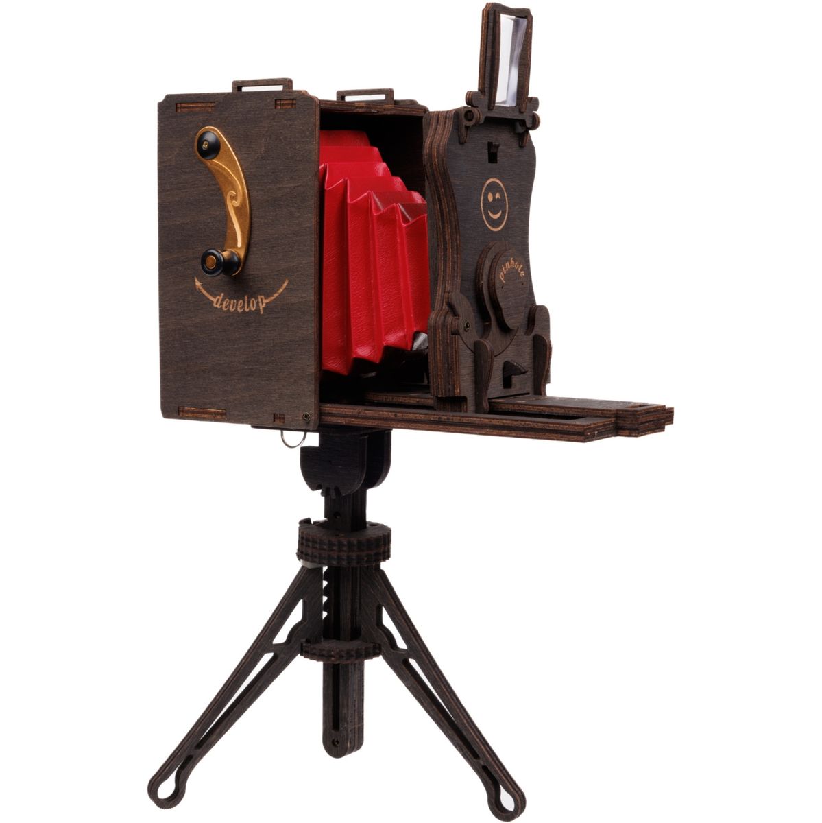 JollyLook Decorative Camera Tripod Wood Dark Brown - image 5 of 5