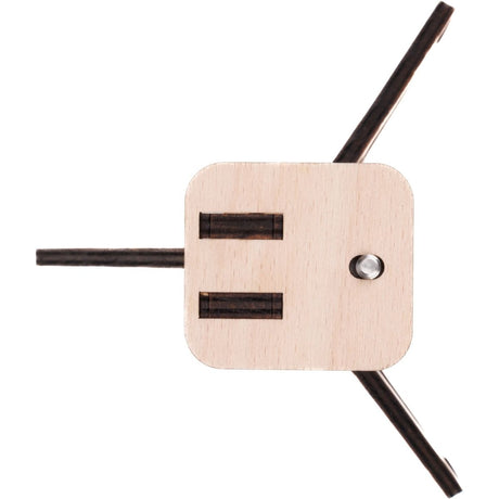 JollyLook Decorative Camera Tripod Wood Light Brown - image 4 of 5