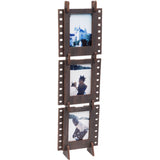 JollyLook 3 Photo Frames Mini Wood Dark Brown - image 4 of 5