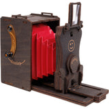 JollyLook Pinhole Mini Instant Film Camera Wood Dark Bru - image 3 of 5