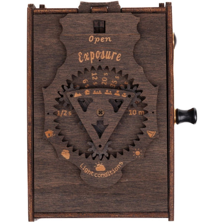 JollyLook Pinhole Mini Instant Film Camera Wood Dark Bru - image 5 of 5