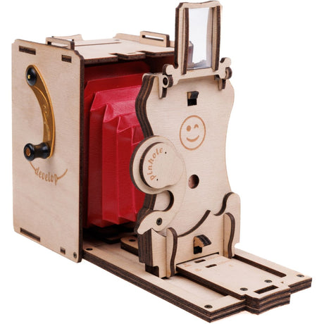 JollyLook Pinhole Mini Instant Film Camera Wood Light Brui - image 2 of 5