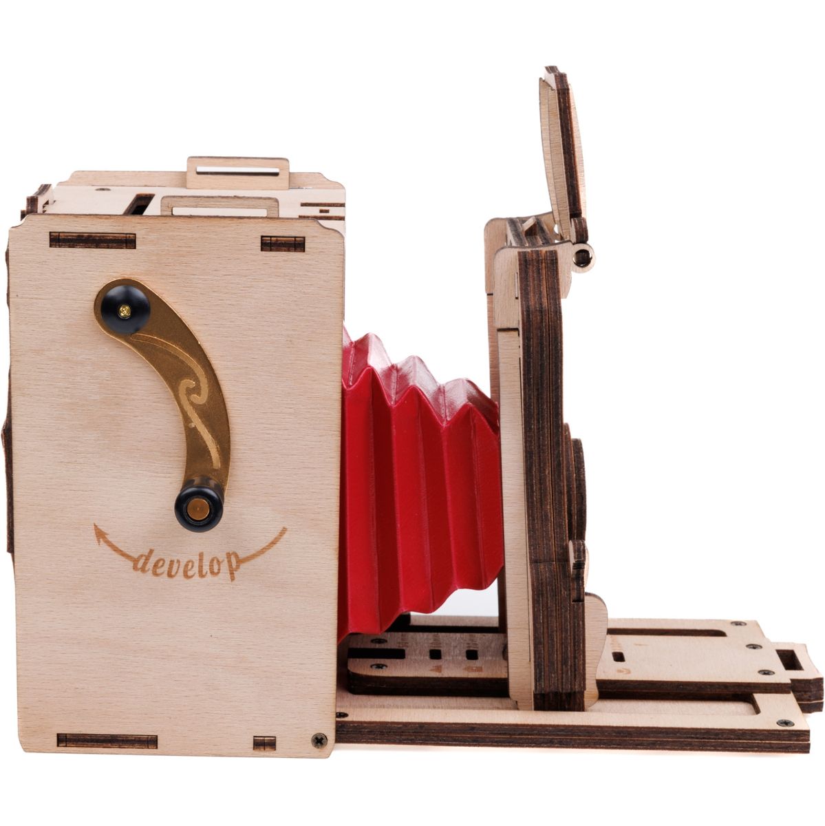 JollyLook Pinhole Mini Instant Film Camera Wood Light Brui - image 4 of 5