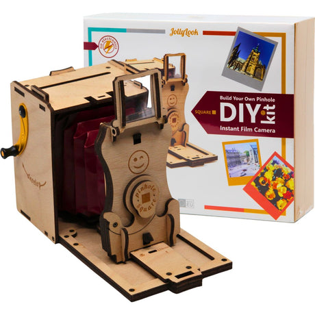 JollyLook Diy Pinhole Square Camera Kit Wood Light Brown - image 2 of 5