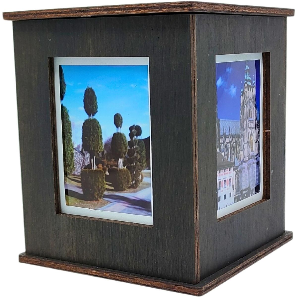 JollyLook Photo Box Wood Dark Brown - image 2 of 3