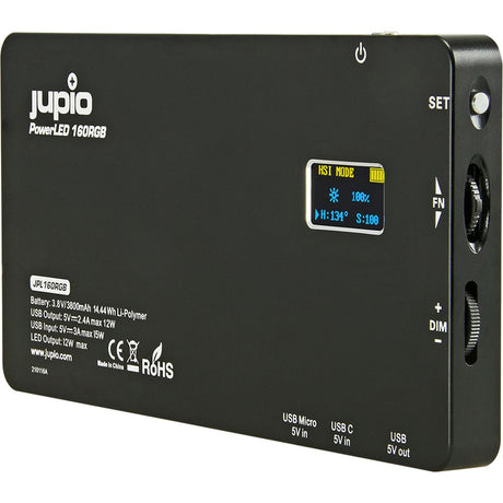 Jupio Powerled 160 RGB w/ Built-In PowerBank - image 4 of 5